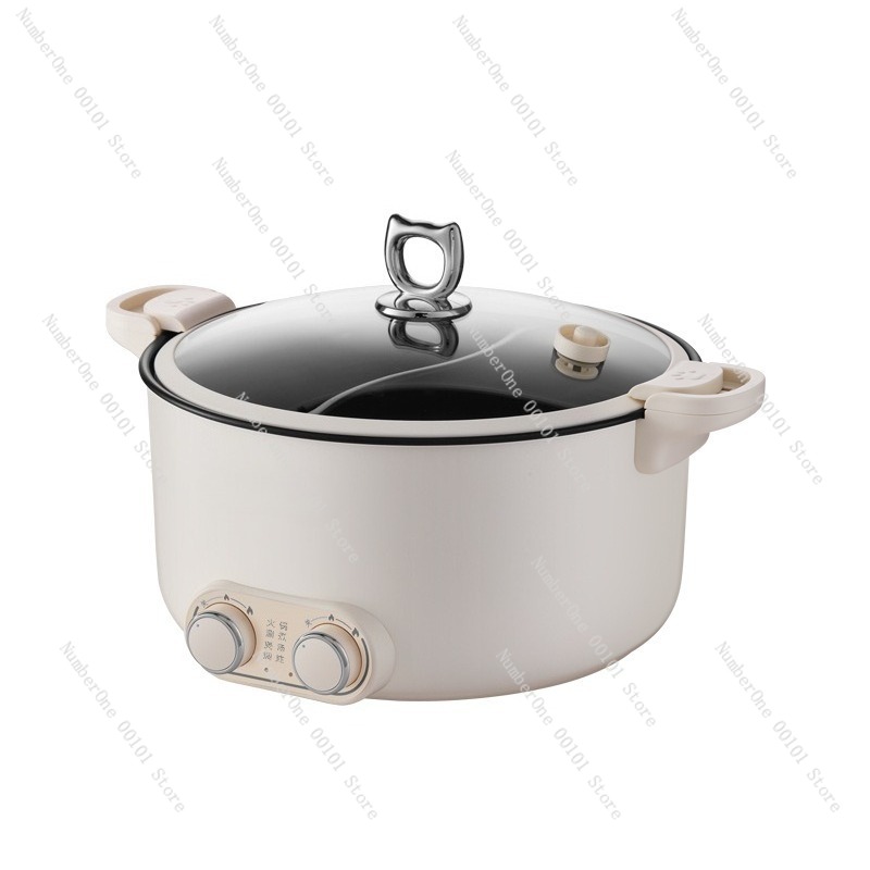 Kitchen Appliances Electric - قدر كهربائي مزدوج سعة 6 لتر