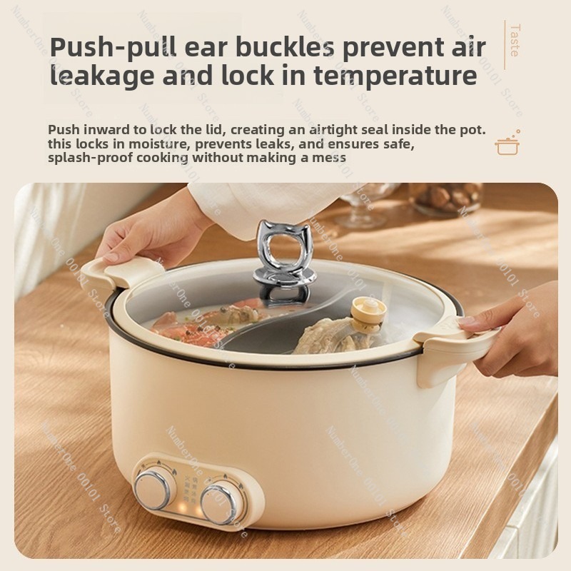 قدر كهربائي مزدوج سعة 6 لتر و  - مراجعة Kitchen Appliances Electric وسعره
